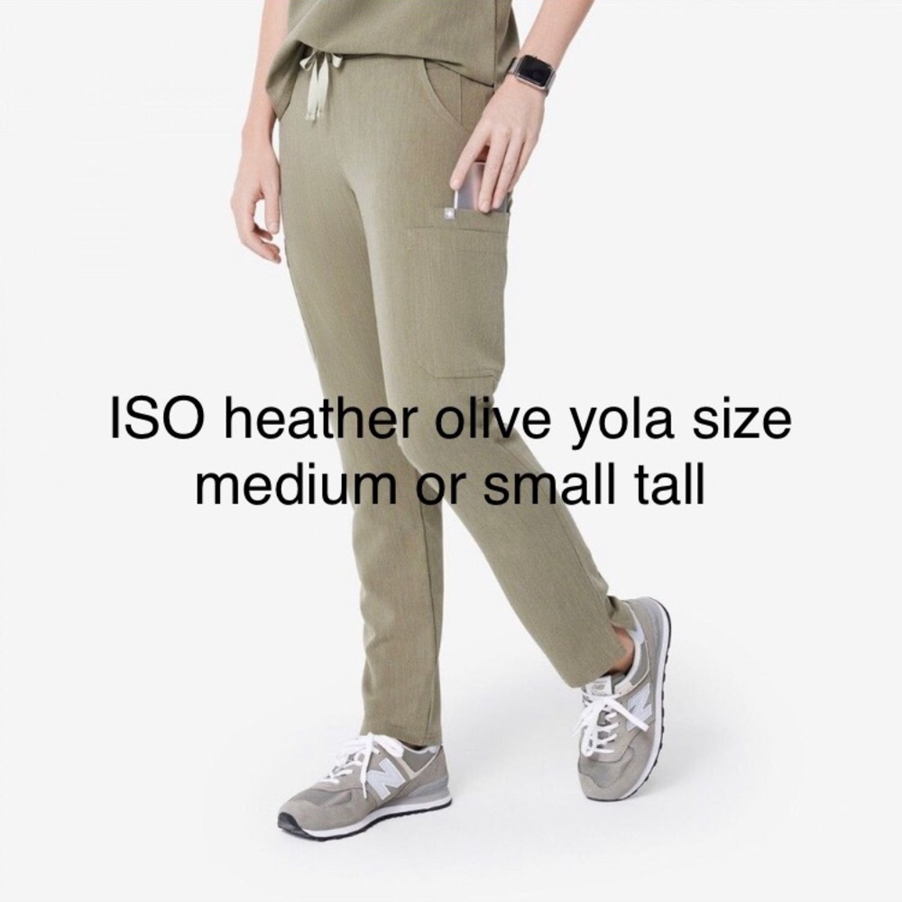 ISO FIGS HEATHER OLIVE